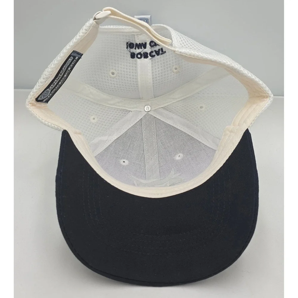 Cap America Golf Trucker Hat Navy Blue Bobcat Iowa City Cap